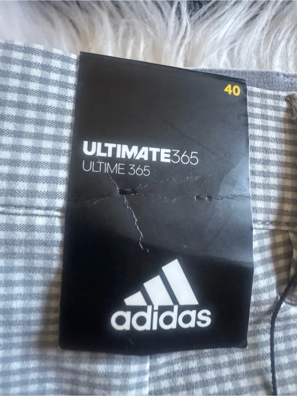 adidas ultimate 365 Men's Light Gray and white Shorts